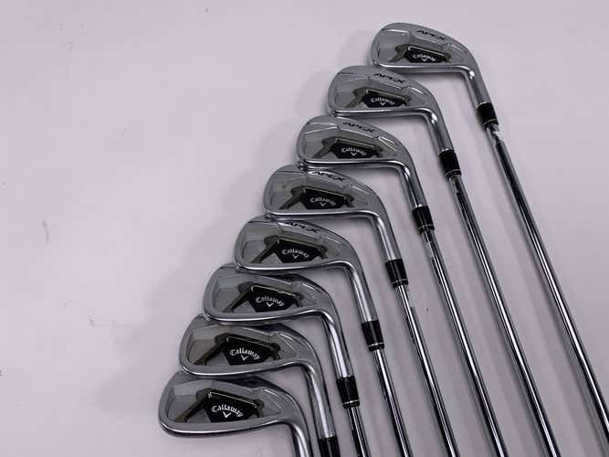 Callaway Apex 21 Iron Set 4-PW+GW True Temper Elevate ETS VSS 95g Stiff Steel RH