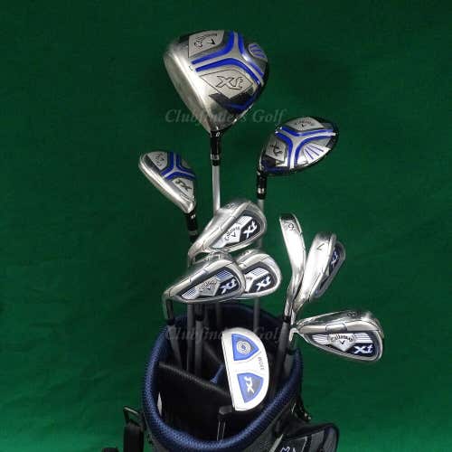 LH Callaway XT Teen 10-Piece JUNIOR Complete Club Set w/ Stand Bag *READ*