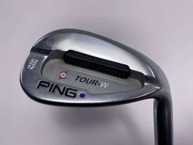 Ping Tour-W Black Chrome Gap Wedge GW 52* 12 Purple Dot 1.5" Flat AWT Regular RH