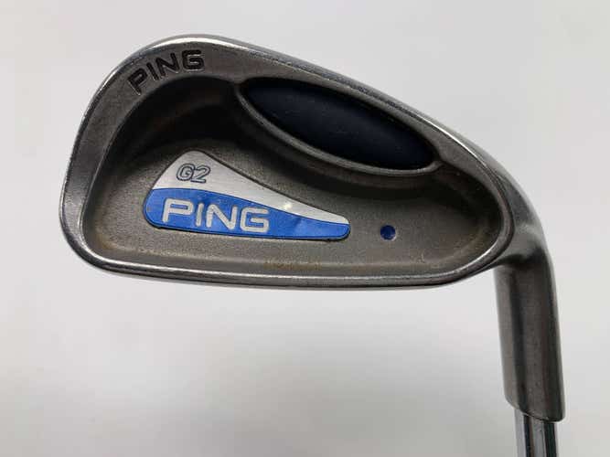 Ping G2 Single 4 Iron Blue Dot 1* Up Regular Steel Mens RH Midsize Grip