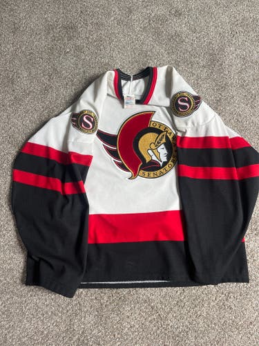 Vintage ottawa senators jersey L