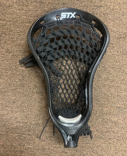 Used STX Stallion 200 Black Strung Lacrosse Head