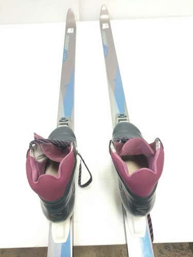 Used Karhu 190cm Pioneer Sns Bnd Salomon Sz 41 190 Cm Men's Cross Country Ski Combo