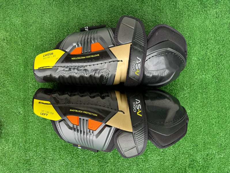 Used Senior CCM 14"  ASV Pro Shin Pads