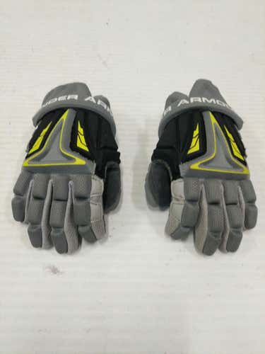 Used Under Armour Gray Sm Junior Lacrosse Gloves