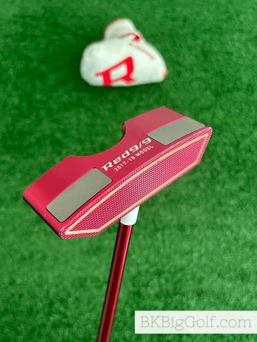 Kasco Red 9/9 Center Shafted 34” Putter + Headcover