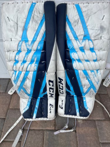Used  CCM Extreme flex 4.9 Goalie Leg Pads