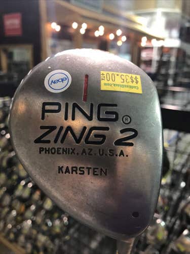 Ping Zing 2 Red Golf Driver Ping Aldila Regular Flex Graphite Shaft