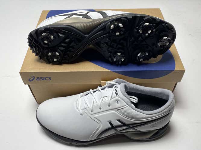 ASICS Gel-Ace Pro M Golf Shoes White Black Men's SZ 10.5 (1111A220-100)