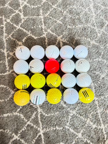 20 Used Golf Balls