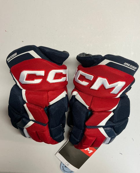 CCM Jetspeed FT6 Pro Gloves 13” Red/White/Blue