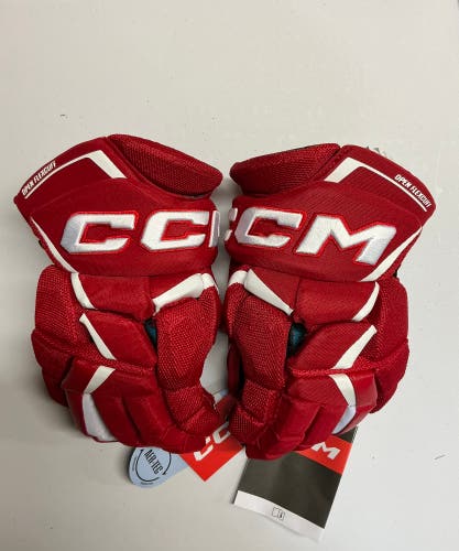 CCM JetSpeed FT6 Pro Gloves Red/White 13”