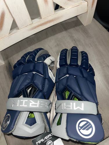 Penn State Lacrosse: New Maverik Max Lacrosse Gloves Size 13 - #13