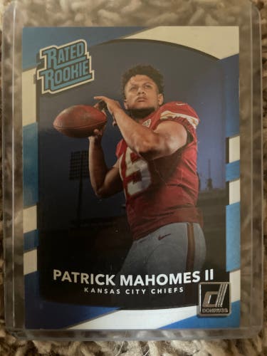 Patrick Mahomes rated rookie Panini number 327