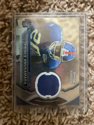 Prince amukamara rookie Bowman. Sterling