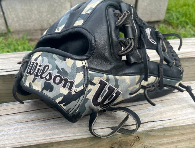 Limited Edition Wilson A2000 1786 Volition 11.5 infield baseball glove camo superwow