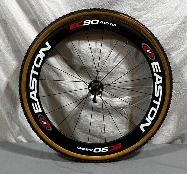 Easton EC90 Aero 20-Bladed Spoke Tubular Carbon 700C Rear Wheel R4 Hub +Tire