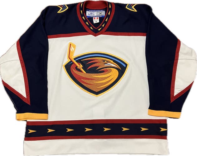 Atlanta Thrashers Blank Reebok Authentic NHL Hockey Jersey Size 56