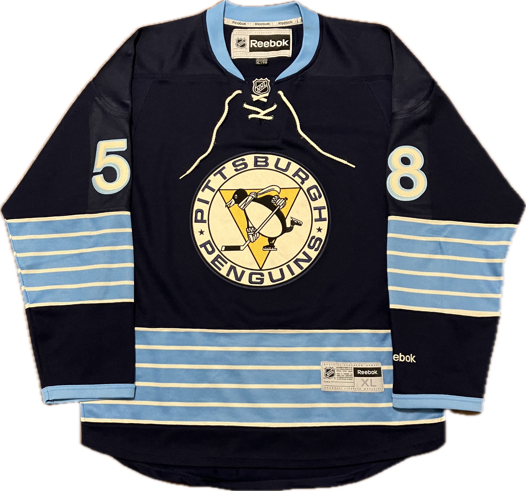 Pittsburgh Penguins Kris Letang 2011 Winter Classic Reebok NHL