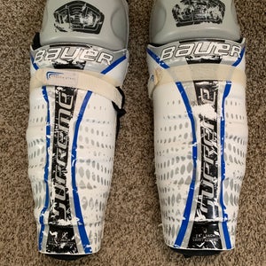 Used Senior Bauer 14" Supreme 140 Shin Pads