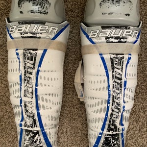 Used Senior Bauer 16" Supreme 150 Shin Pads