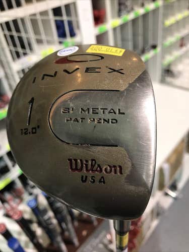 Wilson USA Invex Bi-Metal 12° Golf Driver Firestick Stiff Flex Graphite Shaft