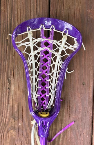 Under Armour used Purple Excellent Condition Complete Lacrosse Stick