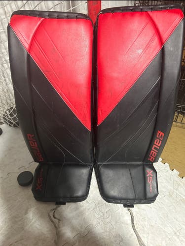 Used  Bauer Pro Stock Vapor X5 Pro Goalie Leg Pads