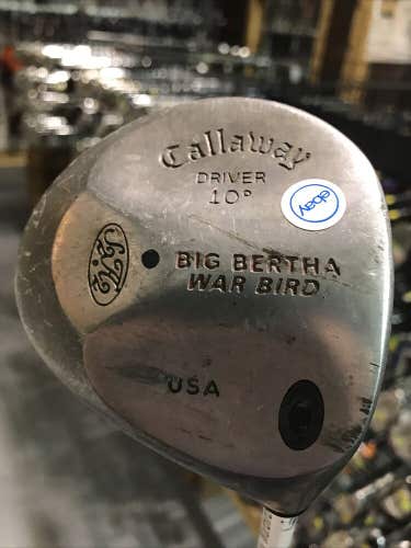 Callaway Big Bertha War Bird 10° Golf Driver RCH 90 Regular Flex Graphite Shaft