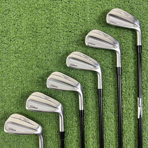 Titleist T100S 2021 Iron Set 5-PW Accra iSeries 60i Graphite Stiff Flex -1/2”