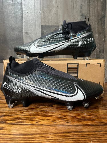 Nike Vapor Edge Pro 360 Black Detachable Cleats Football CZ5574-001 Sz 13