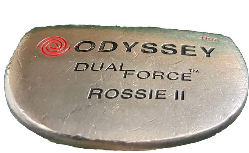 Odyssey Dual Force Rossie II USA Mallet Putter Steel 35.5" Nice Factory Grip RH
