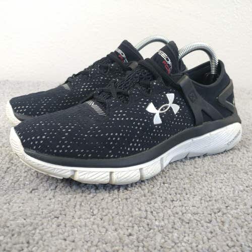 Under Armour Charged Speedform Fortis Womens 6 Running Shoes Black White