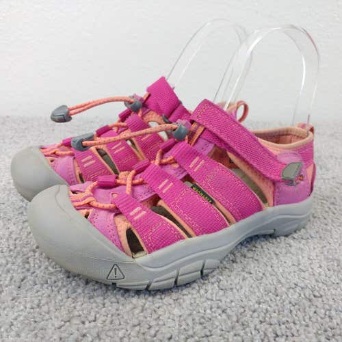 Keen Newport H2 Sandals Girls 1Y Youth Pink Orange Washable Shoes