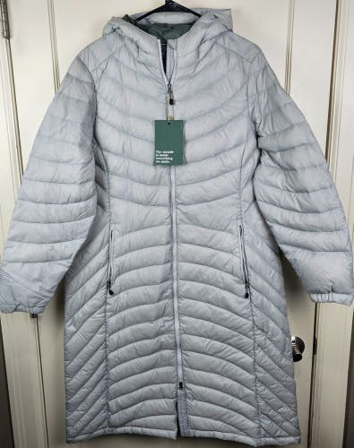 LL Bean Women's Size: XL Pet Ultralight 850 Down Hooded Puffer Jacket Long Coat