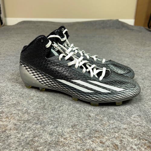 Adidas Mens Football Cleat 14 Black Lacrosse Shoe Adizero 5 Star 3.0 Sports