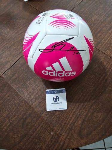 Signed Leo Messi Soccer Ball With COA