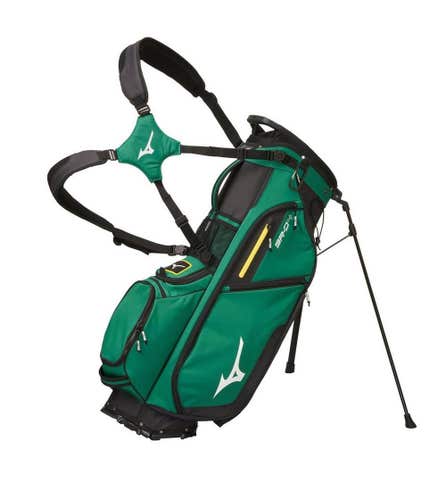 Mizuno BR-D4 Stand Bag (Green, 9.5" 6-way Top) NEW