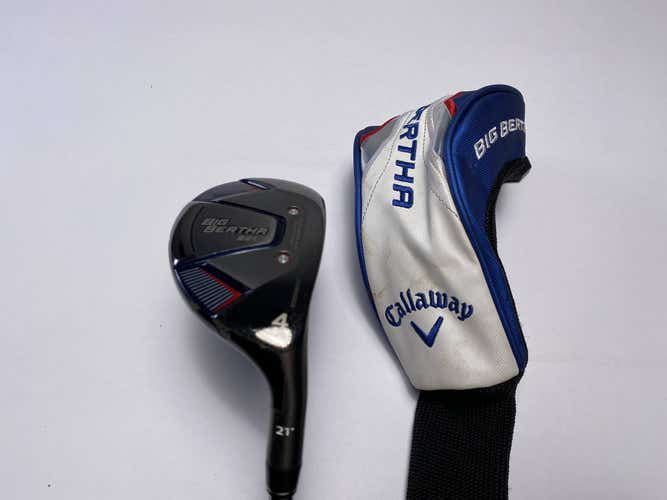 Callaway Big Bertha B21 4 Hybrid 21* RCH 65 Senior Graphite Mens RH HC