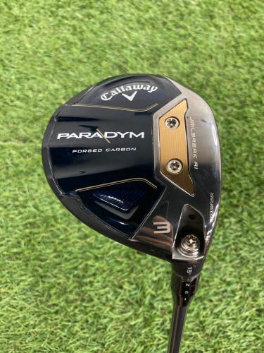 Used Men's Callaway Paradym Fairway Wood Right Handed Regular Flex 3 Wood