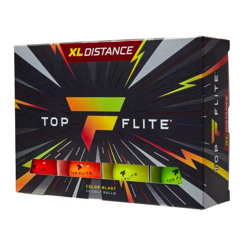 Top Flite XL Distance Golf Balls - High Speed Core for Distance! - Pick Color