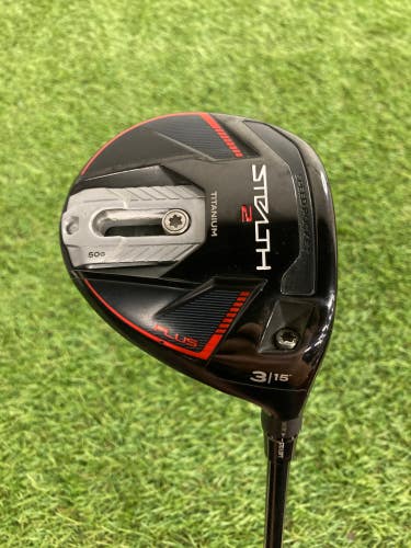 Used Men's TaylorMade Stealth 2 Plus Fairway Wood Right Handed Stiff Flex 3 Wood