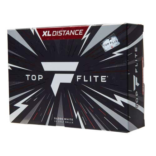 Top Flite XL Distance Golf Balls - High Speed Core for Distance! - White