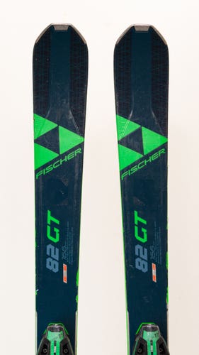 Used 2021 Fischer RC One 82 GT Skis With Bindings, Size: 166 (241067)