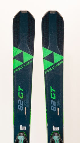 Used 2021 Fischer RC One 82 GT Skis With Bindings, Size: 166 (241066)