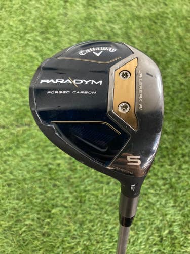 Used Men's Callaway Paradym Fairway Wood Right Handed Senior Flex 5 Wood