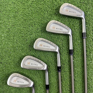 Miura CB 301 Forged Iron Set 5-9 Steelfiber i80 Graphite Regular Flex RH -1