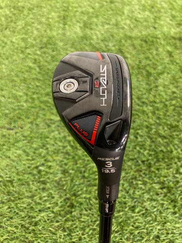 Used Men's TaylorMade Stealth 2 Plus Hybrid Right Handed Stiff Flex 3H