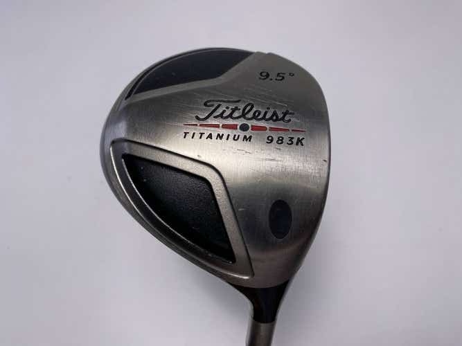 Titleist 983 K Driver 9.5* Graphite Design YS-6 Stiff Graphite Mens RH