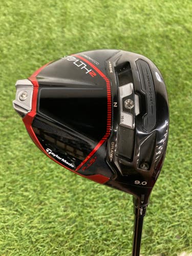 Used Men's TaylorMade Stealth 2 Plus Driver Right Handed Stiff Flex 9 Loft